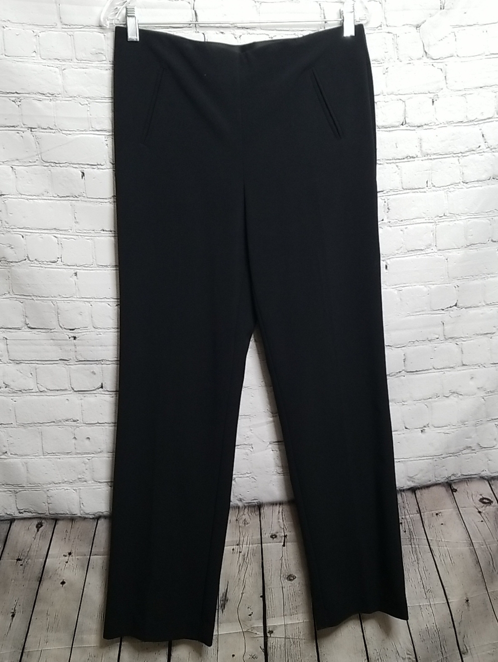 Style & Co womens stretch pants size 6 Short BLACK EUC